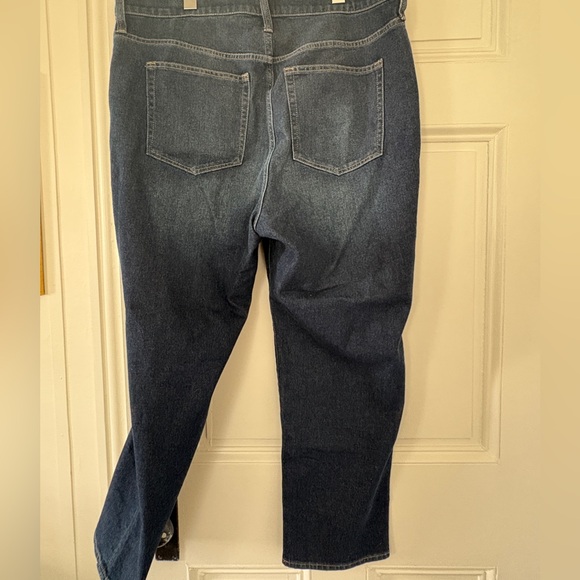 J Crew Petite straight jean in all-day stretch Size 34 Indigo/Dark Blue NWOT - Picture 3 of 4